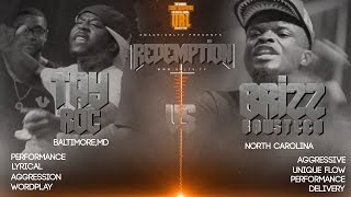 TAY ROC VS BRIZZ RAWSTEEN SMACK URL RAP BATTLE 2015  URLTV [upl. by Adnaluy207]