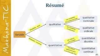 Les types de variables statistiques [upl. by Elaen]