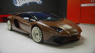 Travis Scotts New Lambo  Inside West Coast Customs [upl. by Lou908]