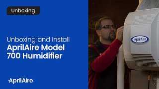 Unboxing amp Install  AprilAire Model 700 Humidifier [upl. by Llerahs]