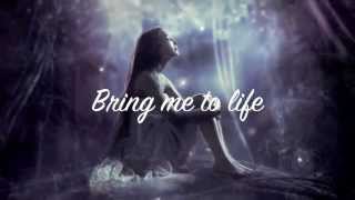 Evanescence Bring Me To Life lyrics [upl. by Yrrum682]