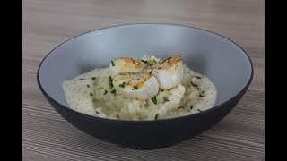 RISOTTO  SAINTJACQUES ET SAUCE CORAIL [upl. by Philoo456]