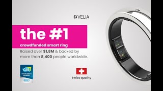 VELIA smart ring  Elevate style Embrace selfawareness [upl. by Eidua]