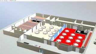 Microsoft Visio 3D Module  Event Floor Plan Software [upl. by Shandy]