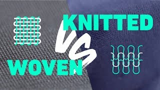 Knitted Vs Woven Fabrics  Whats The Difference [upl. by Nosrac]