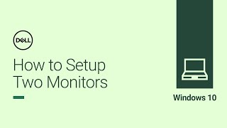 How to Connect Two Monitors to One Computer DELL Official Dell Tech Support [upl. by Youngran]