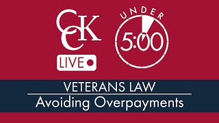 VA Overpayment and What Veterans Can Do To Avoid Them [upl. by Stephan]