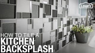 How to Tile a Kitchen Backsplash [upl. by Haridan]