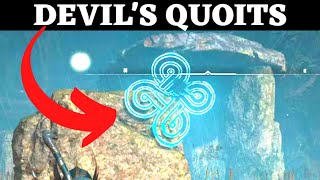 Devils Quoits Valhalla Standing Stones Puzzle Glowcestrescire Devils AC Assassins Creed Valhalla [upl. by Eetse706]