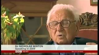 Sir Nicholas Winton memorial 1909  2015 UK  BBC News  19th May 2016 [upl. by Gresham]