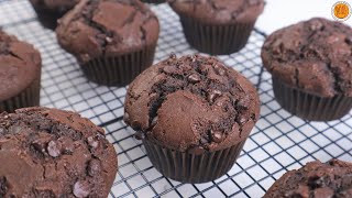 Chocolate Muffins  Mortar and Pastry [upl. by Pasia]