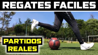 APRENDE 5 REGATES FACILES de FÚTBOL que PUEDES USAR en PARTIDOS REALES  TUTORIAL de FUTBOL [upl. by Nilesoy856]