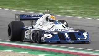 Historic Minardi Day 2018  Tyrrell P34 Zonda Revolucion Ferrari 126 C4 M Mercedes F1 W04 amp More [upl. by Shandra720]