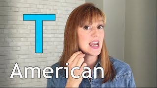 American Accent Training  American T  Flap T [upl. by Stelu]