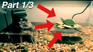 SETTING UP MY 10 GAL TURTLE TANK Part 1 [upl. by Lynch806]