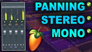 How To Use Panning Stereo Separation amp Mono in FL Studio 20 [upl. by Renba]