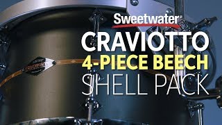 Craviotto 4piece Beech Shell Pack Review [upl. by Anelys]