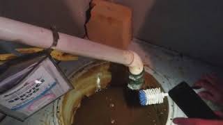 How to Clean and Maintain Sump Pump  Remove Iron Ochre Bacteria [upl. by Eam]