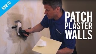 How to Patch Plaster Walls [upl. by Nauqat]