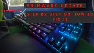 Hyperx alloy orgins core firmware update fix STEP BY STEP VIDEO [upl. by Starkey]