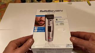 Présentation tondeuse Babyliss Men barbe [upl. by Odravde756]