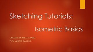 Sketching Tutorials  Isometric Basics [upl. by Wrigley]