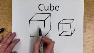 How to Draw 3D Shapes [upl. by Sset]