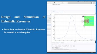 Design and Simulation of Helmholtz Resonator  Comsol Multiphysics [upl. by Enidaj358]