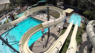 4k High Extreme  Raging Waters Water Park San Dimas California [upl. by Olin]