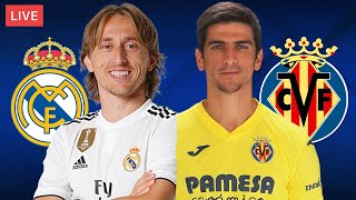 REAL MADRID vs VILLARREAL  LIVE STREAMING  La Liga  Football Match [upl. by Fiske]