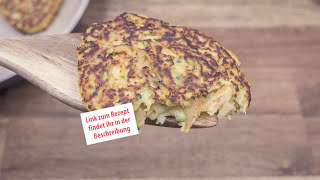 Gesunde Frikadellen  Rezept mit Zucchini und Frischkäse [upl. by Sualokin]