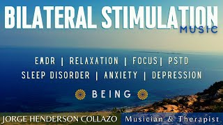 Bilateral Stimulation Music  EMDR  🎧 Listen with headphones  Begin [upl. by Fitts249]