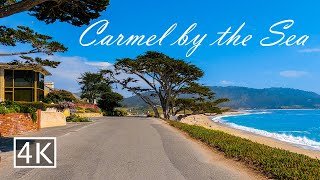 4K Scenic Road  CarmelbytheSea  California USA  Driving Tour [upl. by Aihsenad151]