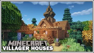 Minecraft Villager Houses  THE LIBRARIAN  Minecraft Tutorial [upl. by Lledo]