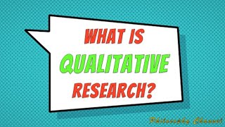 QUALITATIVE RESEARCH  CHARACTERISTICS ADVANTAGES amp DISADVANTAGES [upl. by Horten]