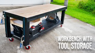 How to make A Workbench  DIY WOODWORKING [upl. by Anihta349]