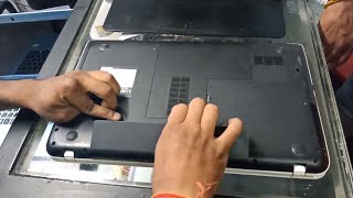 How to remove Toshiba laptop battery [upl. by Adliwa234]