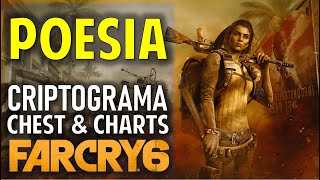 Poesia Criptograma Chest amp Charts Locations  Costa Del Mar Madrugada  FAR CRY 6 Collectibles [upl. by Killam]