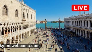 🔴 Live Webcam from Piazza San Marco  Venice [upl. by Uni]