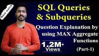 Lec59 SQL Queries and Subqueries part1  Database Management System [upl. by Gredel]