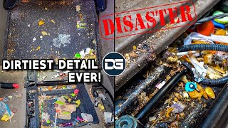 Deep Cleaning The NASTIEST Vehicle Ive Ever Seen  Insane 20 Hour Detailing Transformation [upl. by Notsreik]