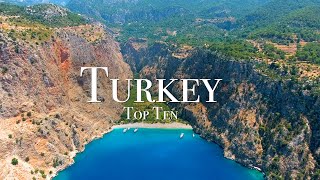 Top 10 Places To Visit In Turkey  4K Travel Guide [upl. by Eirrehs726]