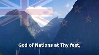 National Anthem of New Zealand  quotGod Defend New Zealandquot [upl. by Eicul]