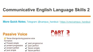 Communicative English Language Skills 2 Chapter 1 Part 3 [upl. by Rupert]