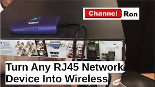 Turn Any RJ45 Network Device Into Wireless [upl. by Hayifas]