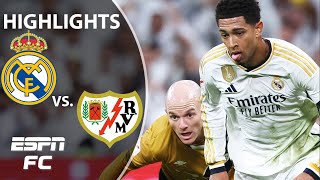 Real Madrid vs Rayo Vallecano  LALIGA Highlights  ESPN FC [upl. by Ahseuqal]