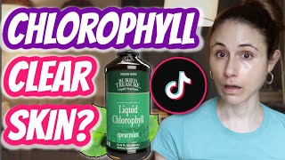 CHLOROPHYLL WATER FOR CLEAR SKIN Tiktok skin care FAIL Dr Dray [upl. by Delisle]