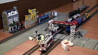 Lego Train CRASH  Wypadki pociągów Lego [upl. by Eiznikcm628]