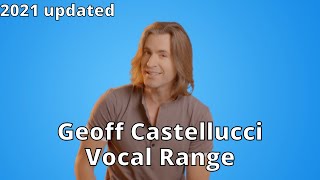 Geoff Castellucci Vocal Range  C0B0  A5 [upl. by Kramnhoj316]