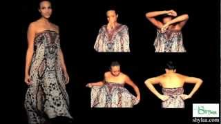 Kaftan Dress Instructions  How to Wear Kaftan Dresses  How To Style Kaftan Dress [upl. by Nylaehs]